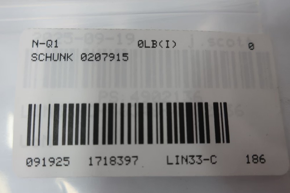 Schunk 0207915 Intermediate Sleeve