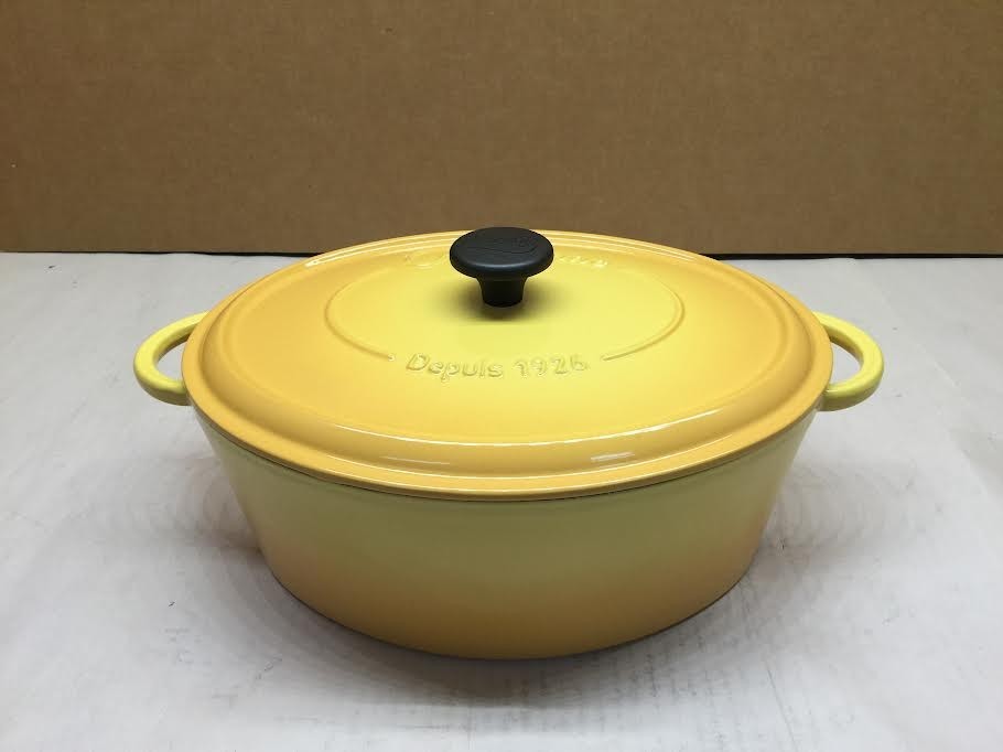 Fontignac  Oval Cocotte, Yellow, 5.5-Quart