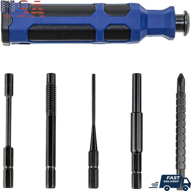 Glock Compatible Front Sight Tool W/ Disassembly Punch & Screwdriver Bits New