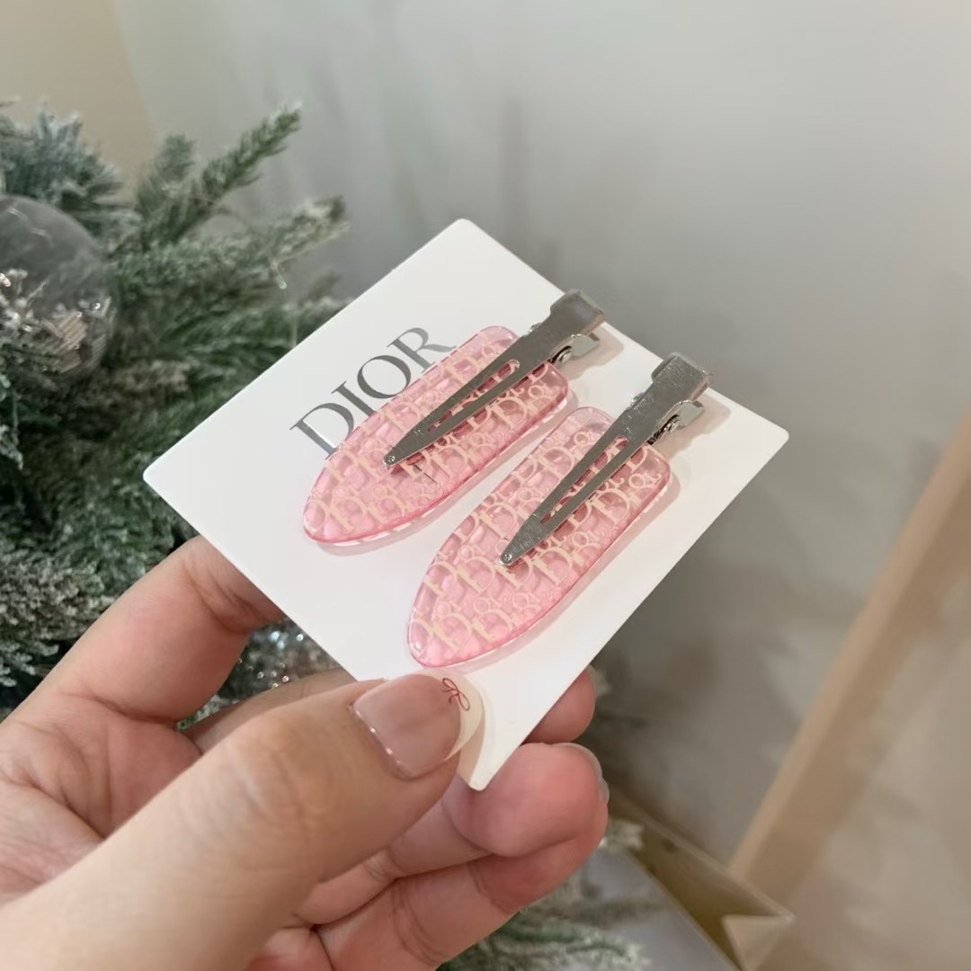 DiorBeauty Backstage Pink Hair Clips Get Ready 2 Piece Set Novelty GWP NEW