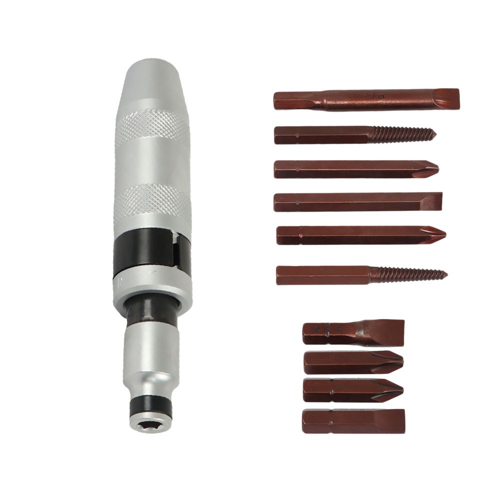 11 Pack Impact Driver Socket Set Screw Phillips Hex Screwdriver Bits 1/2"