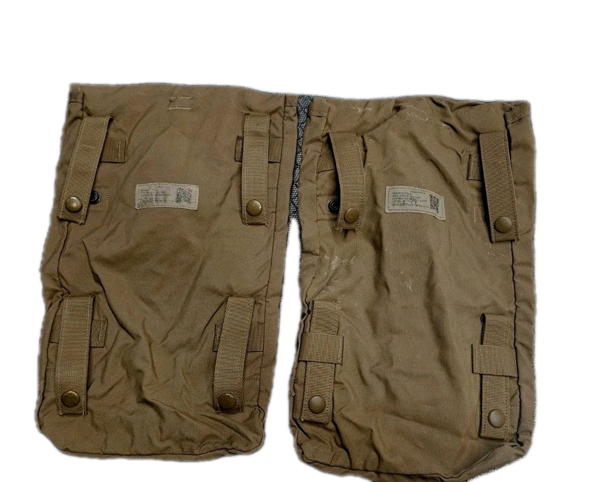 Lot of 2 Hydration Pouch USMC MOLLE II Coyote UsGI Used, Good Cond Sustainment