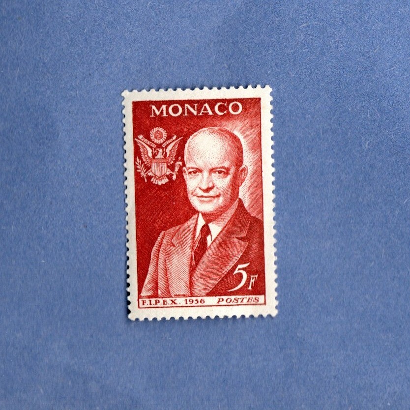 MONACO MNH EISENHOWER POSTAGE STAMP