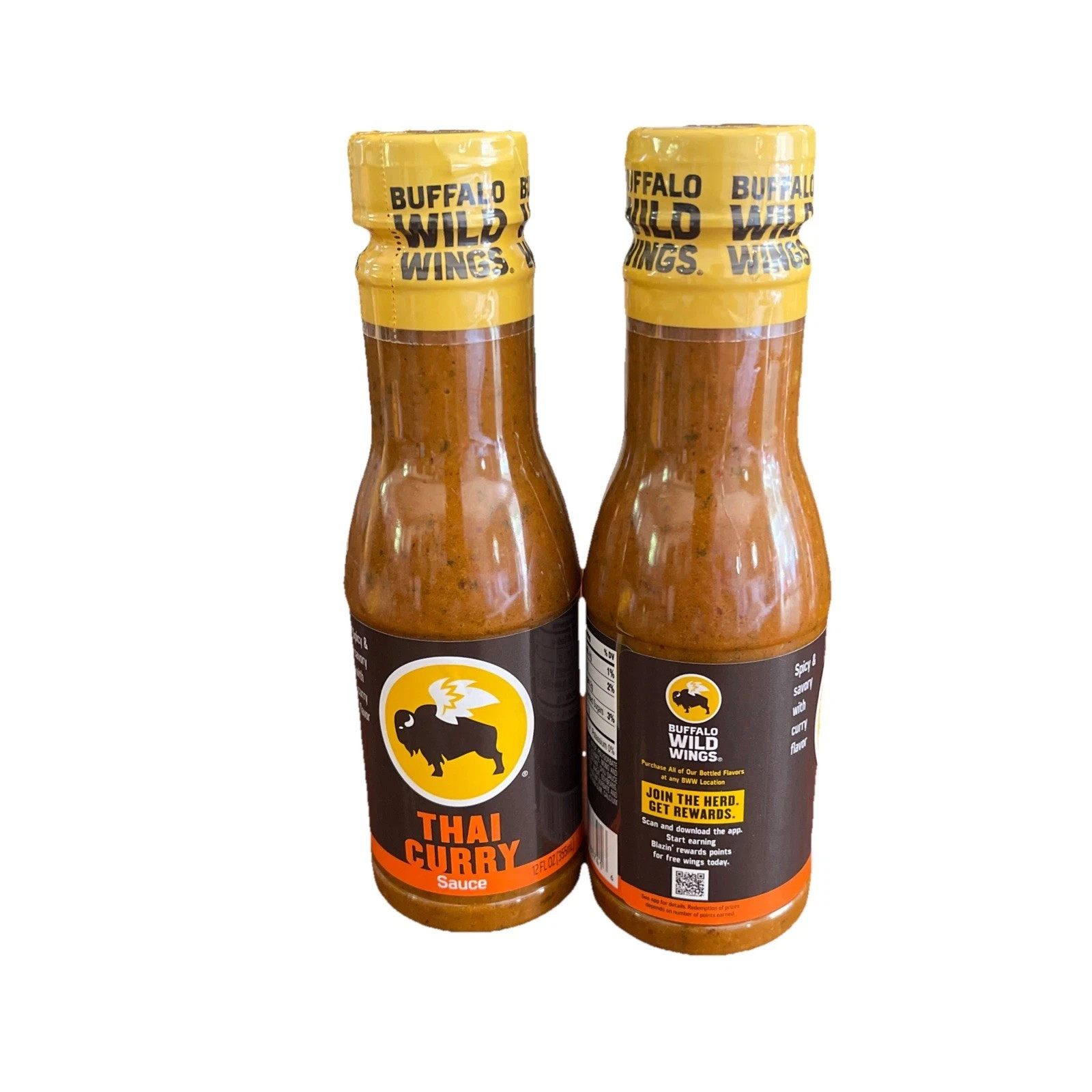 Buffalo Wild Wings Thai Curry 12 Oz Pack of 2 Ships Fast Fresh and Free