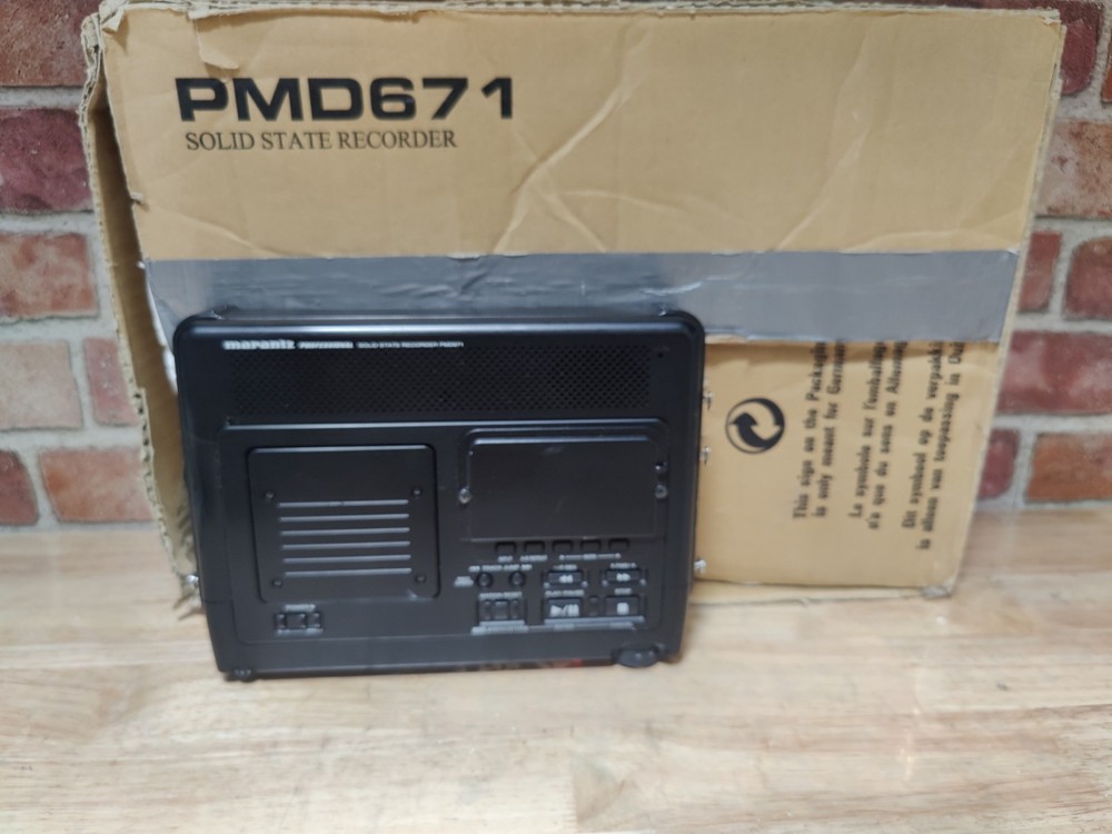 Marantz PMD 671 Solid State Recorder MISSING POWER SUPPLY