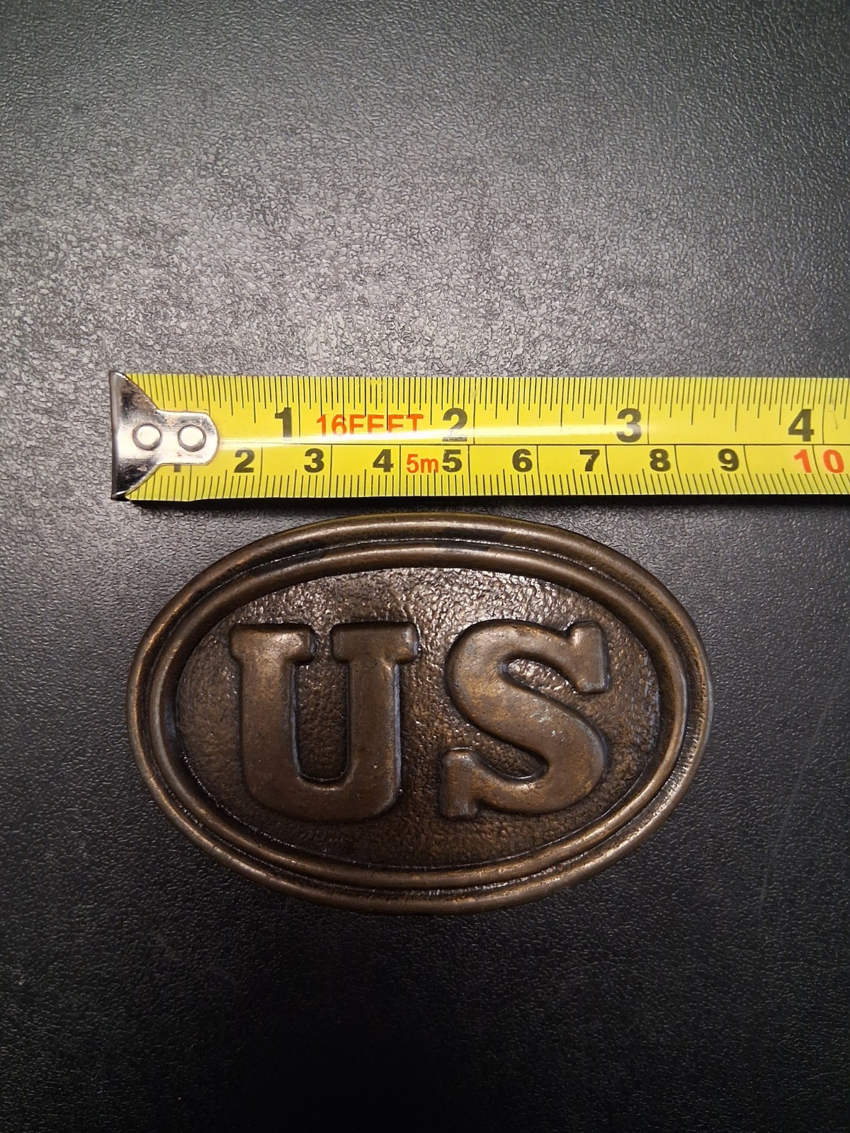 Vintage US Military Civil War Belt Buckle Reproduction