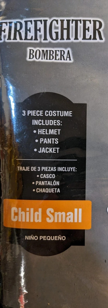 Firefighter Child Costume - Small