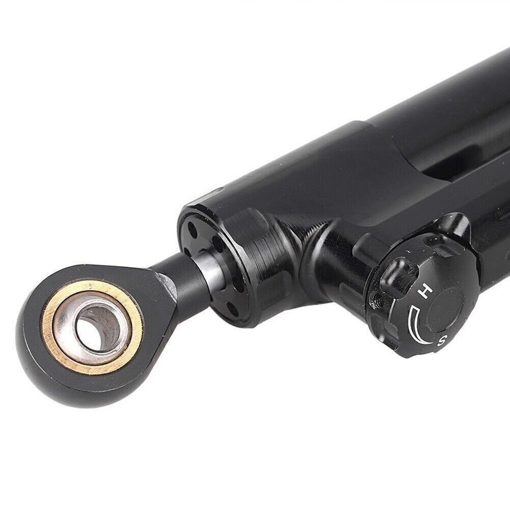 Racing Steering Damper Stabilizer Black Adjustable Balance Universal