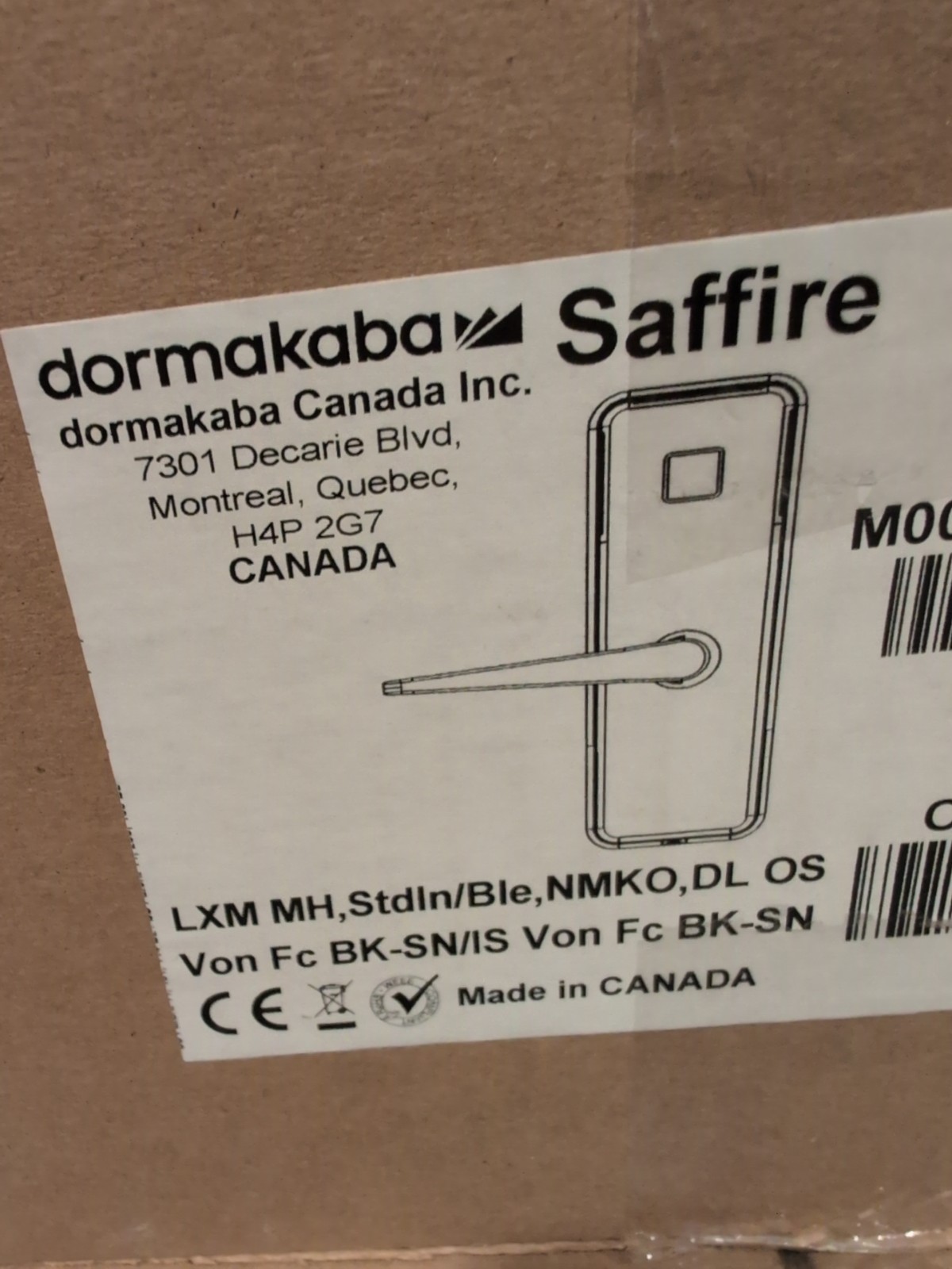 Dormakaba Saffire M002-EENB-PETNB-10F NEW