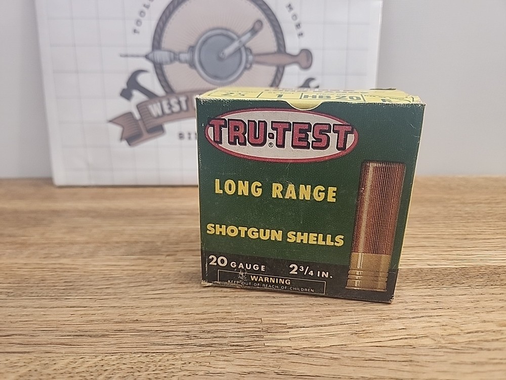 TRU-TEST 20GA SHOT SHELL LONG RANGE BOX EMPTY