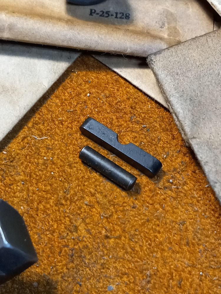 M1 Carbine Front Sight Key with Pin USGI NOS