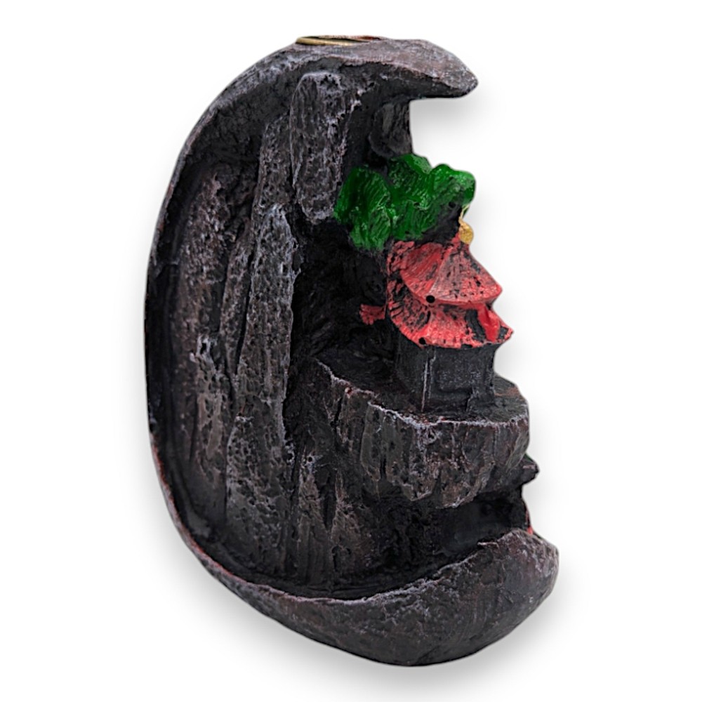 Incense Cone Backflow Burner Mountain Waterfall Smoke Cascade Holder