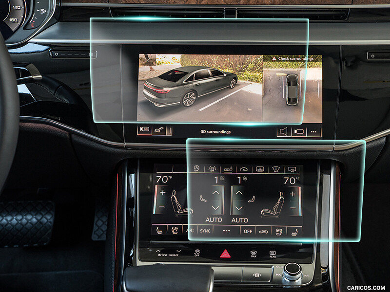 Crystal Clear Screen Protector for 2019 Audi A8 Vehicle Navigation