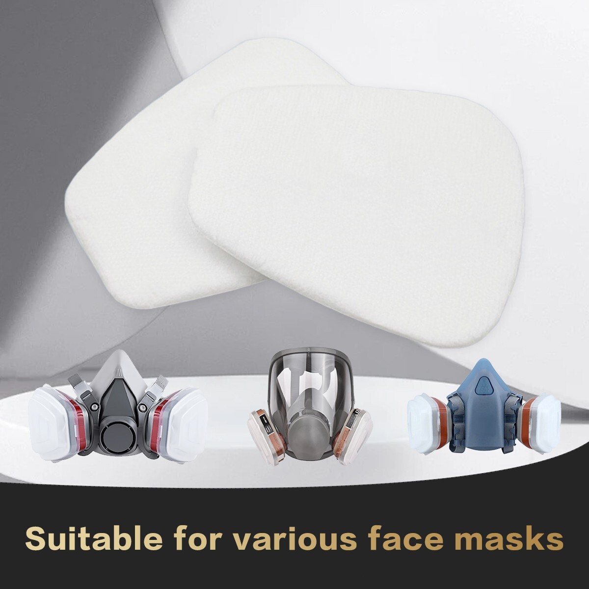 30pcs 5N11 Cotton Filter for 3M 6200 6800 6900 7502 Half Full Face Respirator