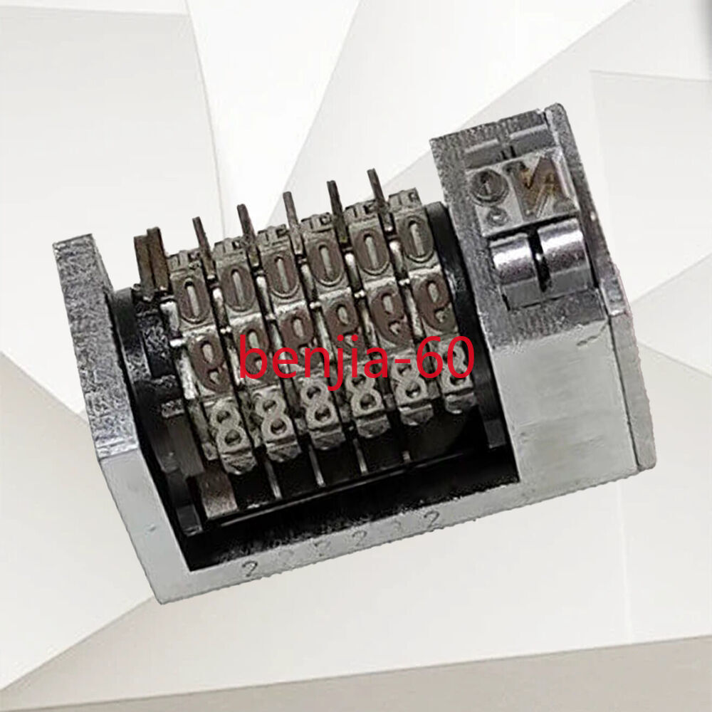 Mini 4X8 6Digit Roman Backward Printing Machine Small Printer Numbering Machine