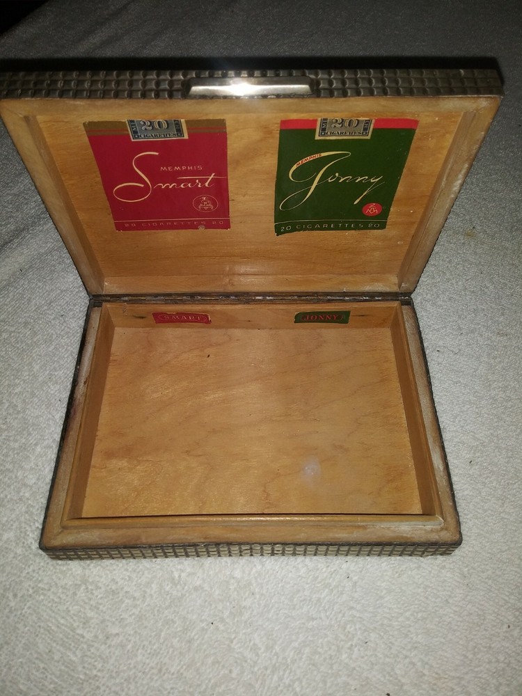 Vintage 800 Silver Cigarette Box