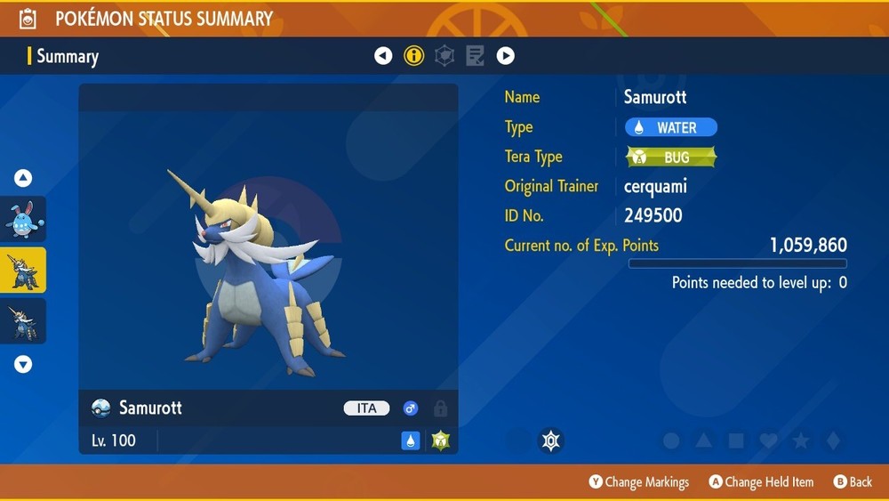 Samurott Unrivaled Tera Raid Bug Event Untouched Legit Pokémon Scarlet Violet