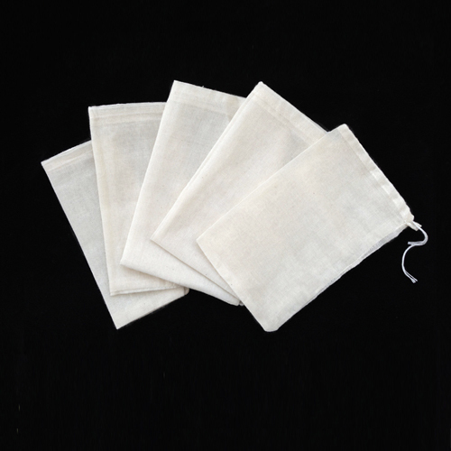 500/1000/5000 Natural Cotton Muslin Drawstring Bags Bath Soap 3x4 4x6 6x8 8x12
