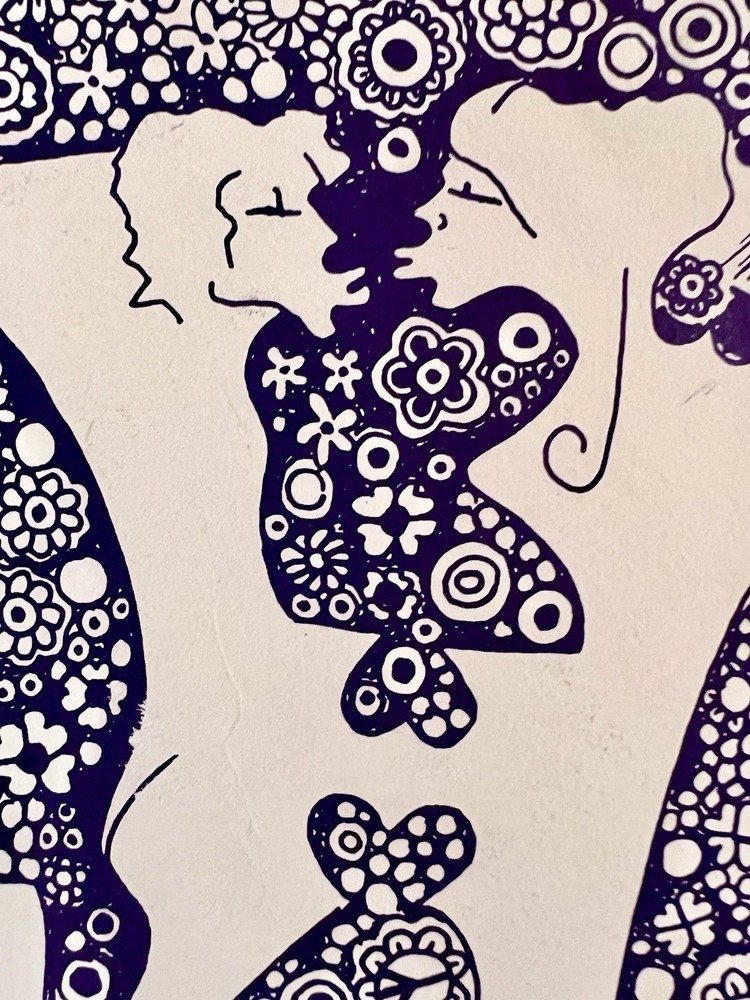 Original 1967 Haight Ashbury Loves You POSTER Vintage JOSEPH GOMEZ 1960 DOUBLE H