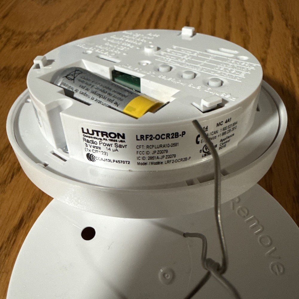 lutron lrf2-ocr2b-p Passive Infrared Ceiling Occupancy/Vacancy Sensor