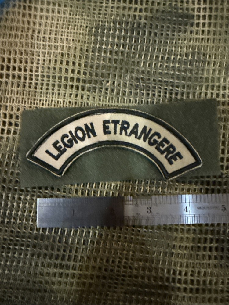 French Foreign Legion Pocket Patch Commandos Afgan War -Desert