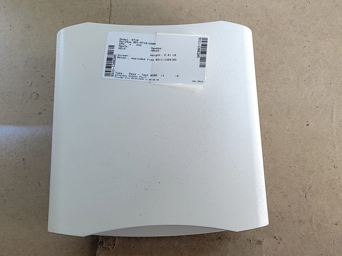 RUCKUS 901-R710-US00 R710 Wireless Access Point POE SEE NOTES