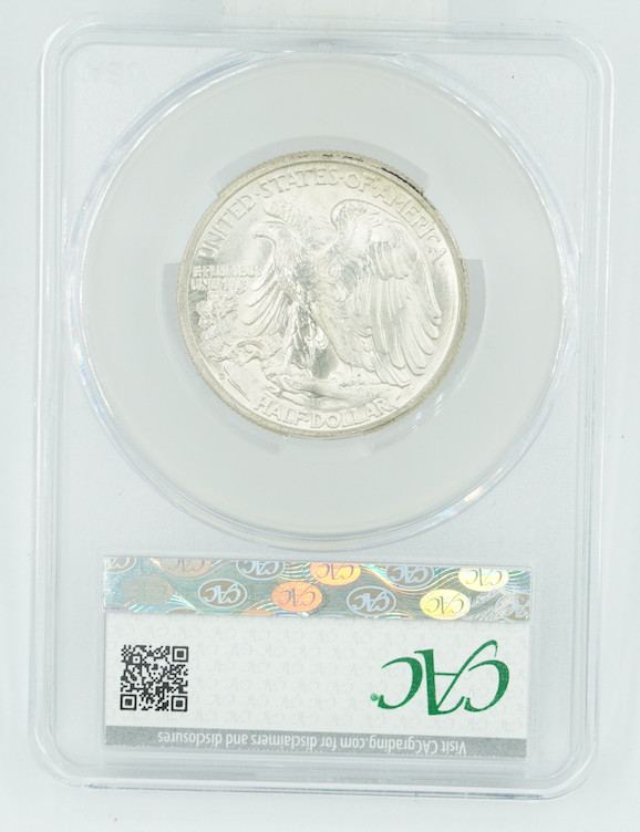 1941-D CAC MS66 Walking Liberty Half Dollar