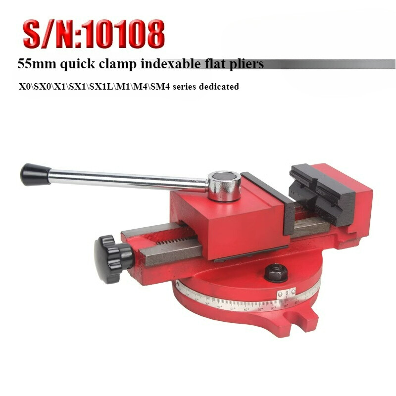 Small Drill Milling Machine Fast Clamping Flat Pliers with Angle Can Be Turned