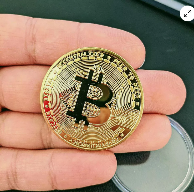 1x Gold Bitcoin Commemorative Coins