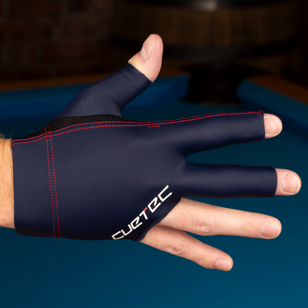 Cuetec Axis BGRCTN Navy Glove Bridge Hand Right