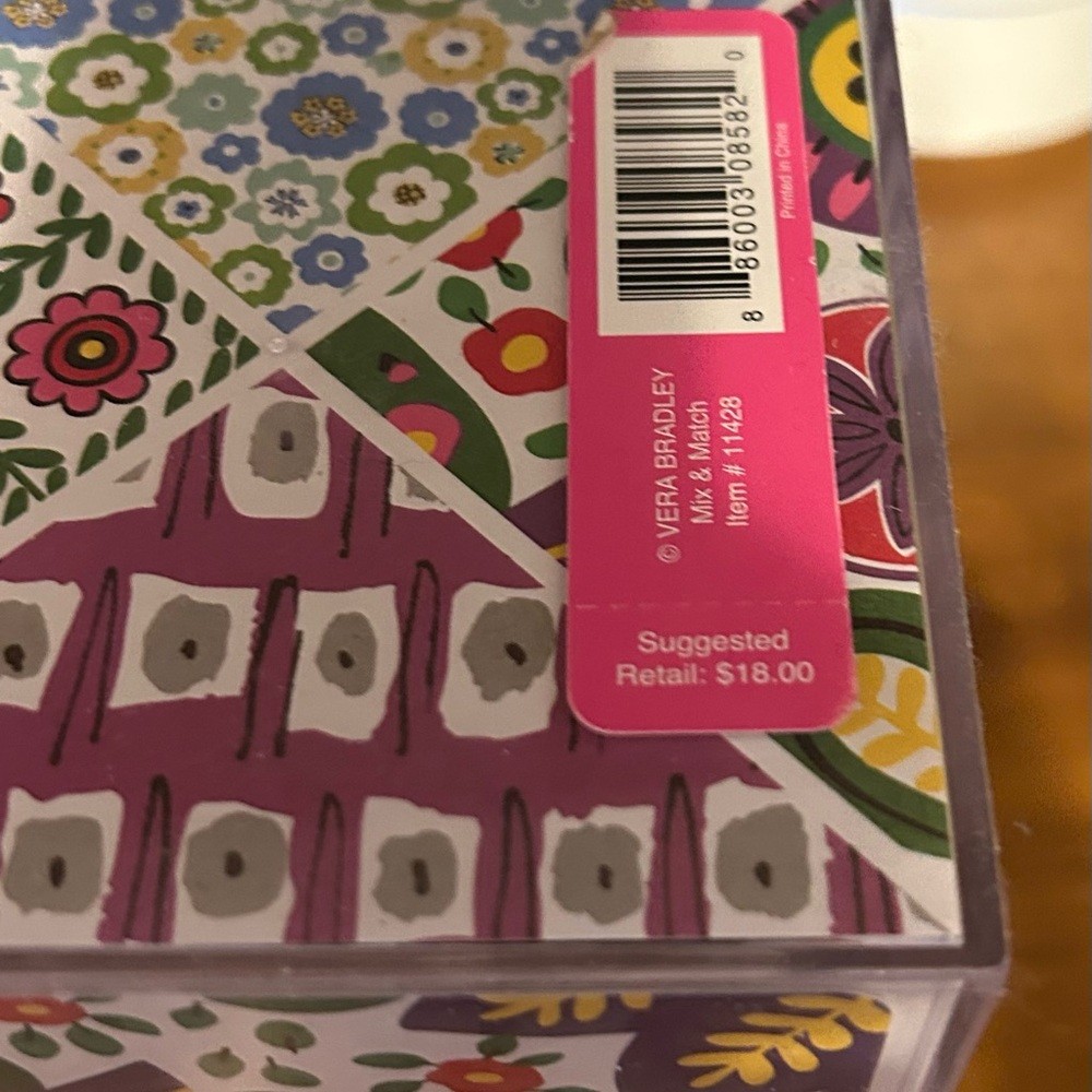 Vera Bradley Multicolor Floral Notecard Set