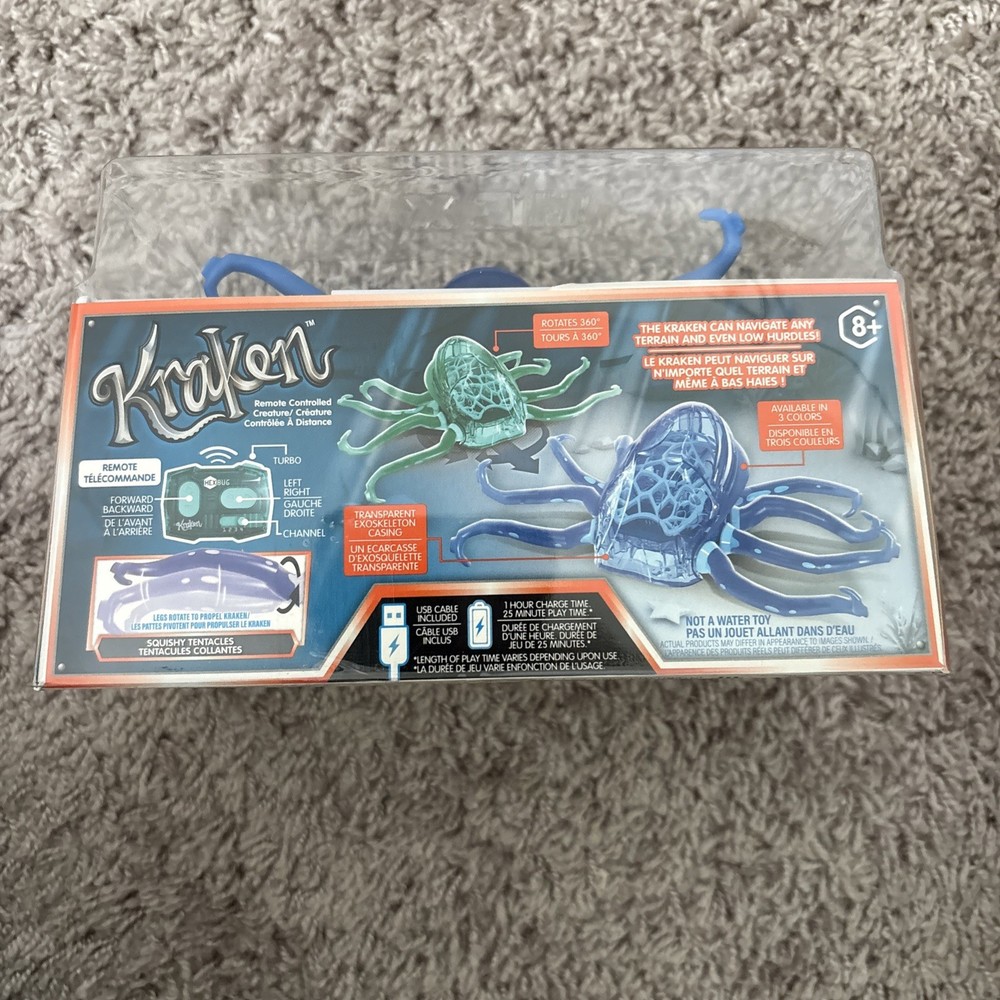 HEXBUG Kraken Remote Controlled Creature 8-Legged Creepy Crawler NEW