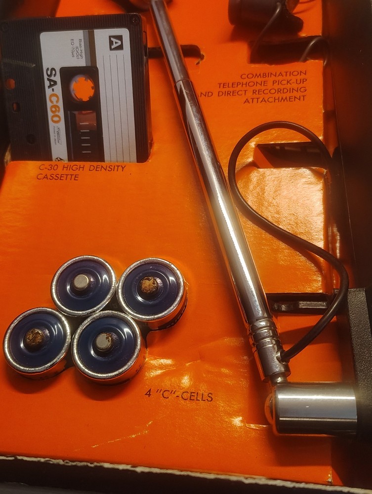 RARE Bell & Howell Zoom Mike Recorder Kit