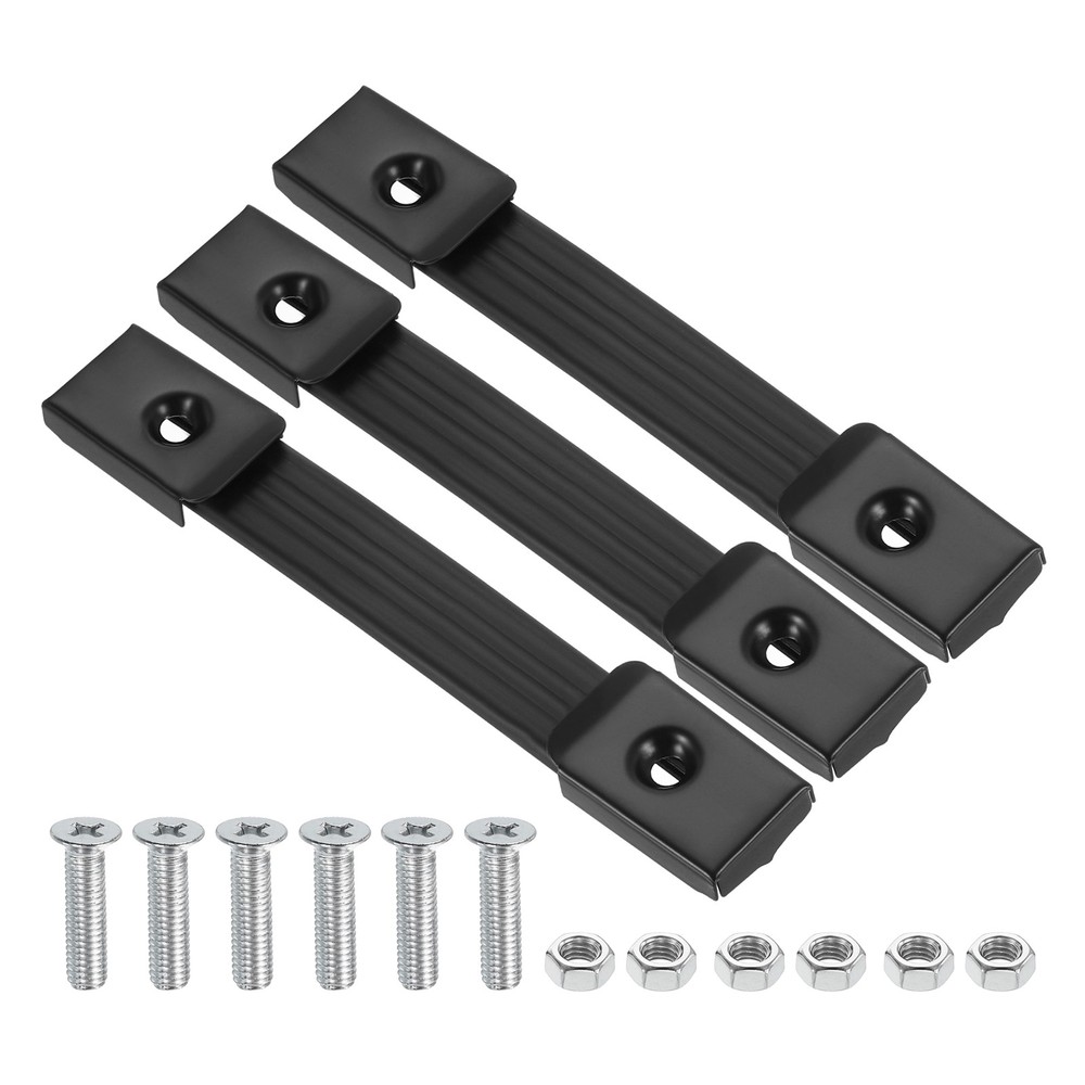 3 Pieces 6.3 Inches Speaker Cabinet Strap Handles, Pull for Speaker Case, Black