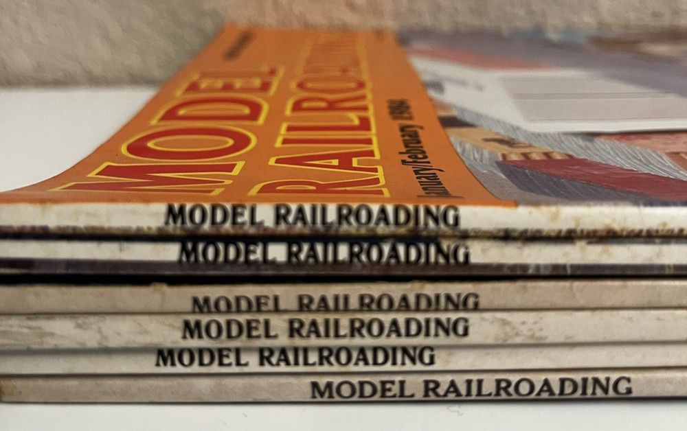 Model Railroading Magazine 1984 Complete 6 Issues Design, Landscape, Instruction