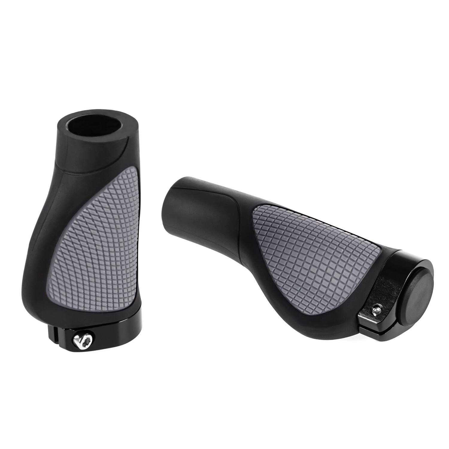 Bike Grips Rubber Non-slip Bicycle Handlebar Ergonomic Cycling Lock On for Ebike