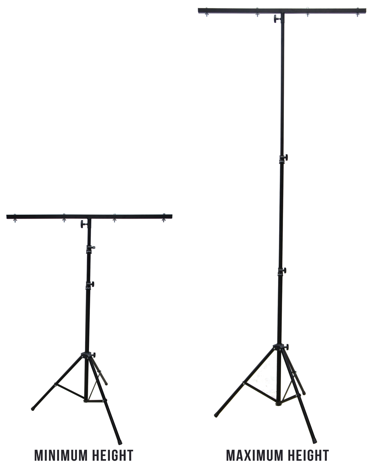 Harmony Audio HA-TBARSTAND Pro DJ Lighting Tripod & T-Bar Portable Light Stand