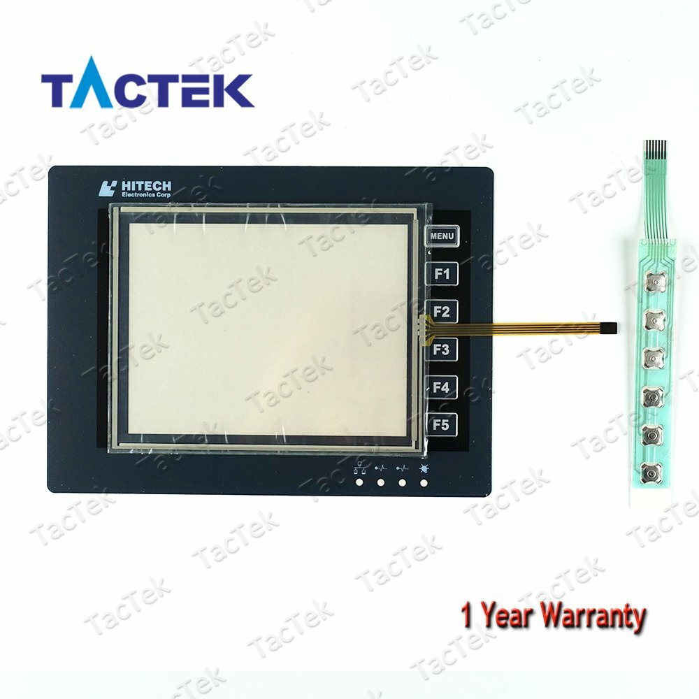 Touch Screen Panel for HITECH PWS6600T-P + Overlay + Membrane Keypad Button
