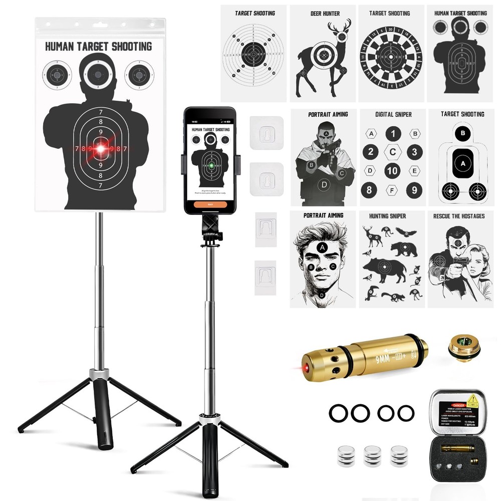 Dry Fire Laser Training System, Shooting Training, Compatible with Gold