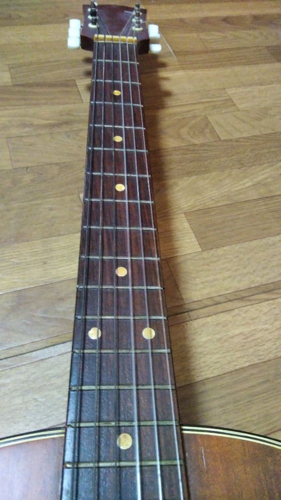 Vintage Acoustic Guitar Details Unknown