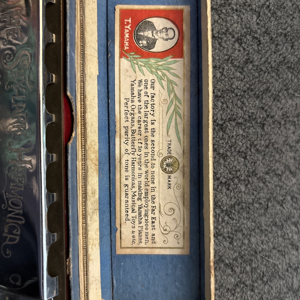 Skylark Harmonica Butterfly Trademark With Box