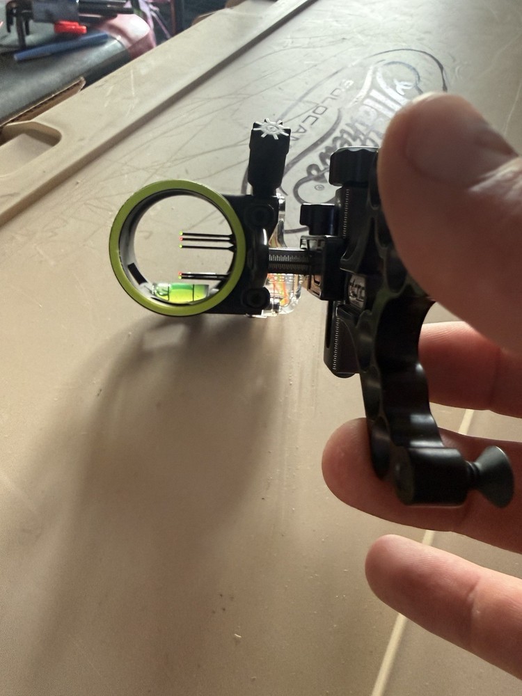 CBE Tactic Micro 5-Pin Fixed Pin Archery Bow Sight Black Multi-Pin Adjustable