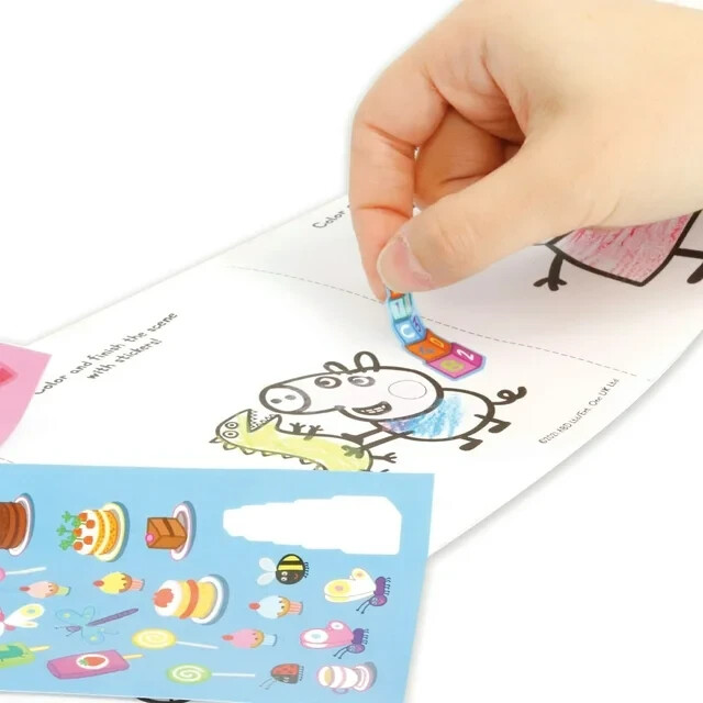 Peppa Pig: Color & Sticker Activity - Zipper Case