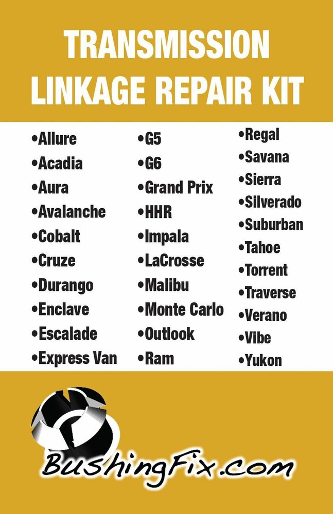 Pontiac G6 Shift Cable Bushing Kit