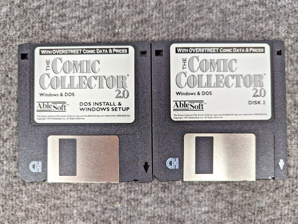 The Comic Collector 2.0 PC Price Guide Software (1994) - AbleSoft Inc. - EUC
