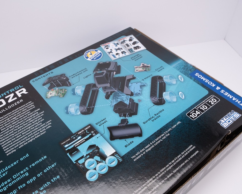 Thames & Kosmos Code+Control Robo Dozr Engineering & Robotics STEM Kit OPEN BOX