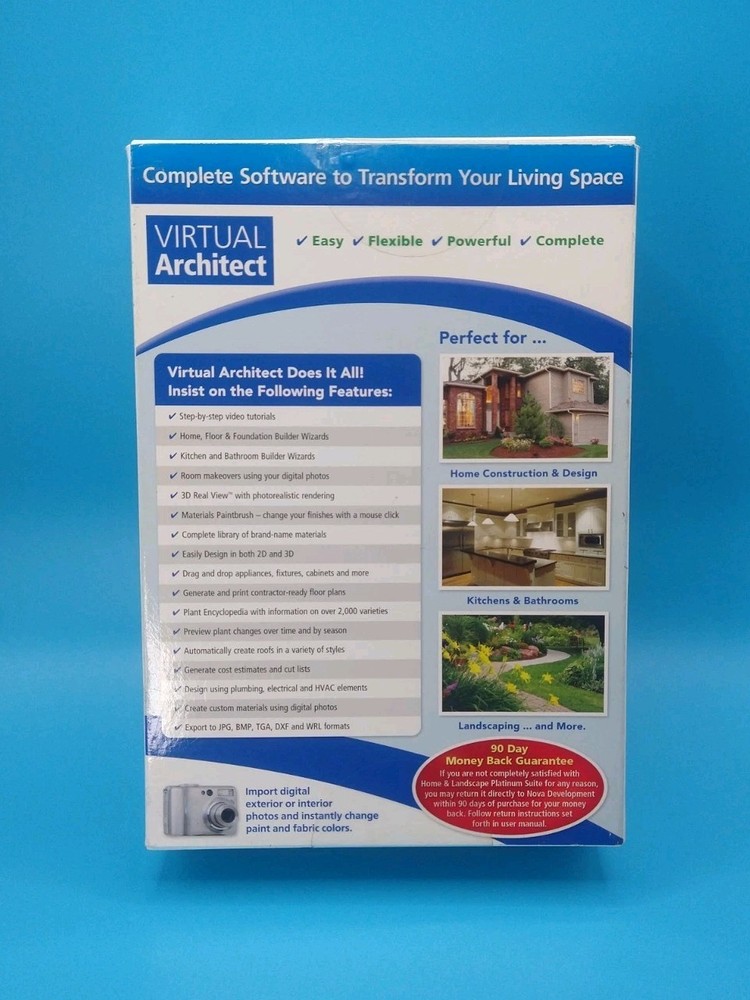Virtual Architect Home & Landscape Platinum Suite PC CD-ROM