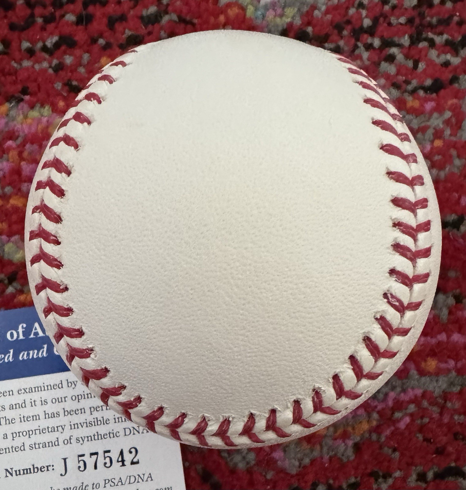 Randy Johnson Autographed OMLB Selig PSA Authentication