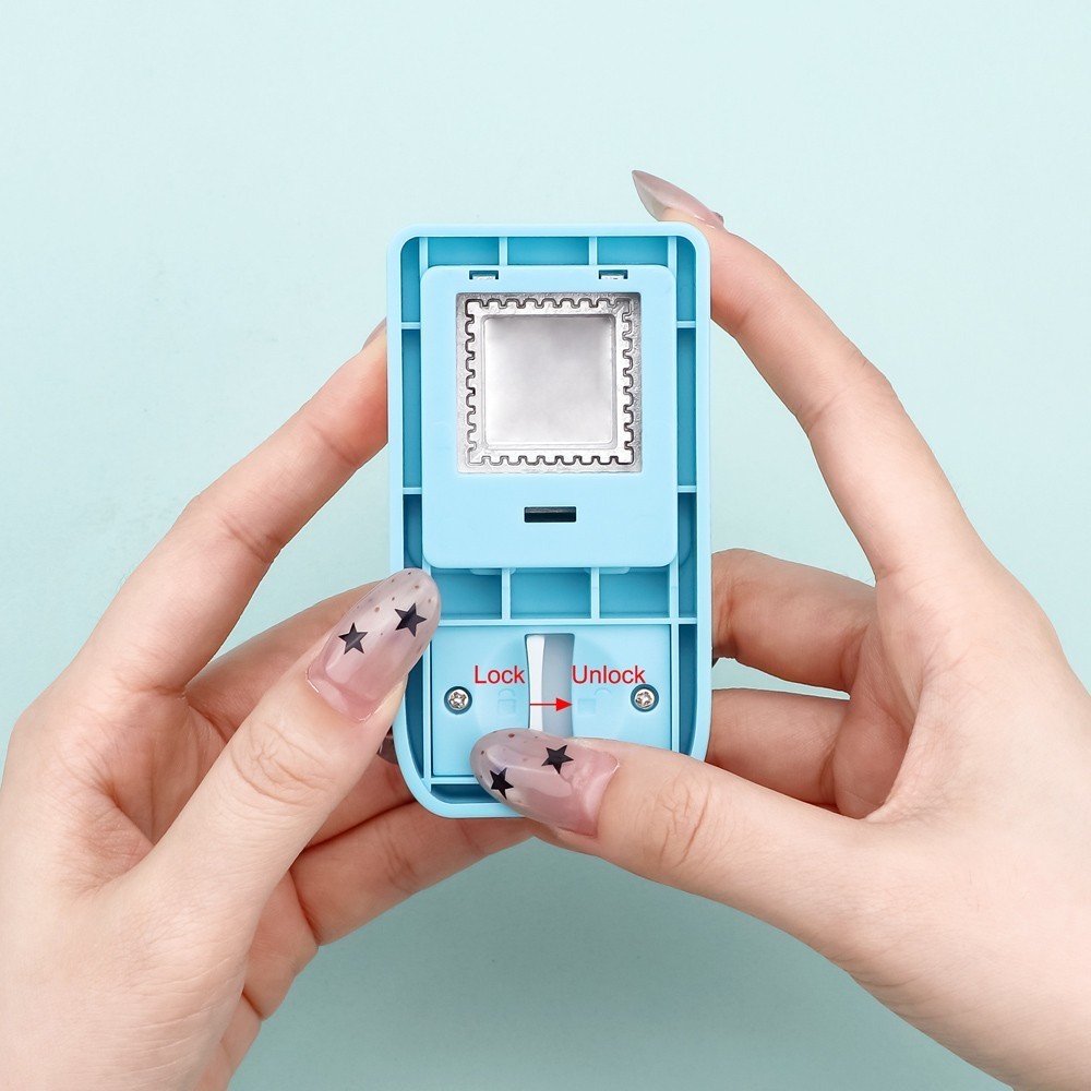 2.5x2CM Rectangular Postage Stamp Punch for Paper Crafting Scrapbooking