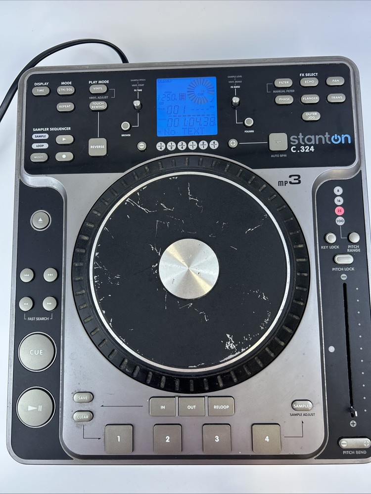 Stanton C314 CD Player DJ Turntable READ